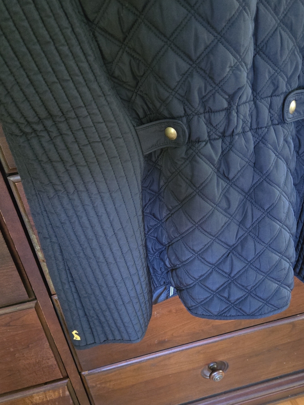Joules Women's Quilted Sleeveless Vest Jacket - Black. Like new!  Size 18 - Picture 3 of 14